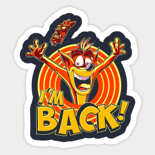 The Legend is back! Sticker